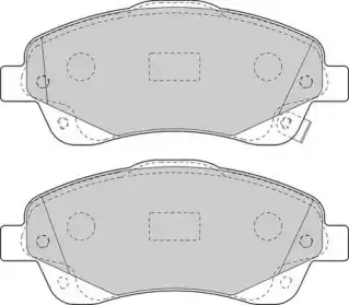 колодки дисковые торм. перед. Toyo DBP371648 DURON