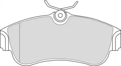 колодки дисковые торм. перед. Niss DBP330604 DURON