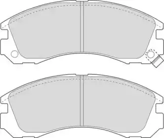 колодки дисковые торм. перед. Mits DBP310765 DURON