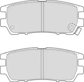 колодки дисковые торм. задн. Mits DBP310804 DURON