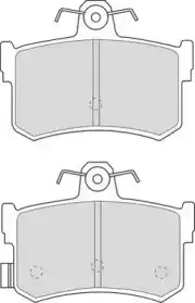 колодки дисковые торм. задн. Rov DBP200917 DURON