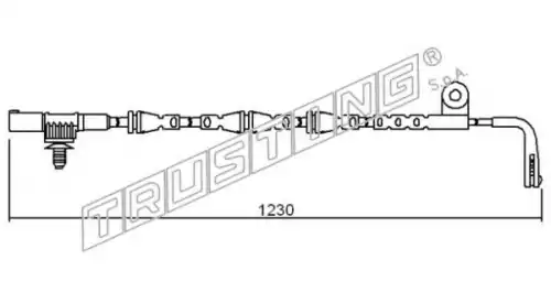 Датчик тормозных колодок TRUSTING SU.255