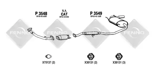 Рулевая тяга FENNO 4788