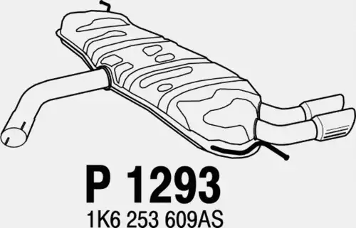 Рулевая тяга FENNO P1293