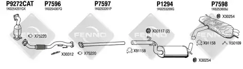 Рулевая тяга FENNO 7579