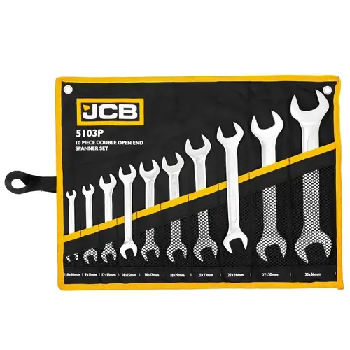61295 Набор ключей рожковых 10пр. JCB