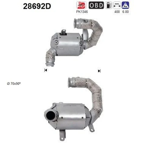 Катализатор \GM, PSA, TOYOTA 28692D AS