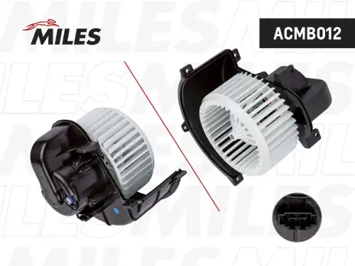 Вентилятор отопителя MILES ACMB012