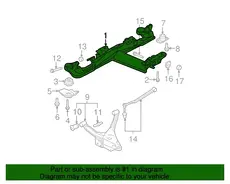 SUPPORT,RR SUSP 15284661 BUICK
