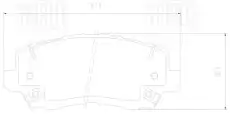 Тормозные колодки дисковые TRIALLI PF 4417