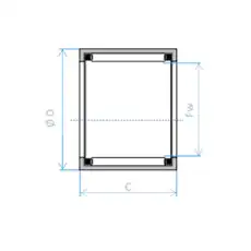 Игольчатый подшипник NB0046 A&S