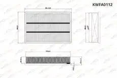Фильтр воздушный KORWIN KWFA0112