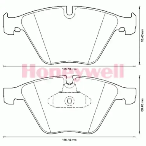 Тормозные колодки дисковые JURID 573305J-AS