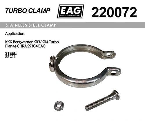 220072 Хомут турбины EAG
