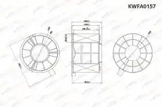 Фильтр воздушный KORWIN KWFA0157