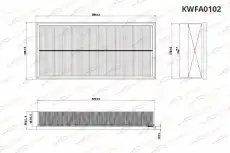 Фильтр воздушный KORWIN KWFA0102
