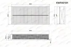 Фильтр воздушный KORWIN KWFA0101