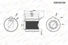 Фильтр воздушный KORWIN KWFA0150