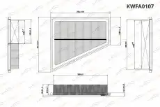 Фильтр воздушный KORWIN KWFA0107
