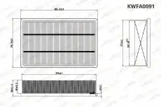 Фильтр воздушный KORWIN KWFA0091
