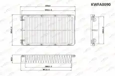 Фильтр воздушный KORWIN KWFA0090