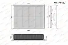 Фильтр воздушный KORWIN KWFA0132