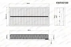 Фильтр воздушный KORWIN KWFA0100