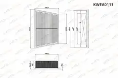 Фильтр воздушный KORWIN KWFA0111