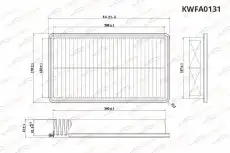 Фильтр воздушный KORWIN KWFA0131