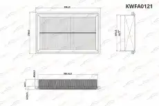 Фильтр воздушный KORWIN KWFA0121