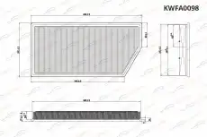 Фильтр воздушный KORWIN KWFA0098
