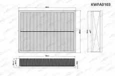 Фильтр воздушный KORWIN KWFA0103