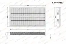Фильтр воздушный KORWIN KWFA0153
