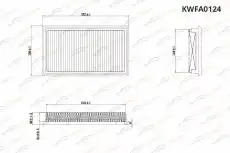 Фильтр воздушный KORWIN KWFA0124