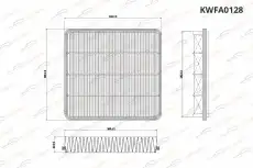 Фильтр воздушный KORWIN KWFA0128