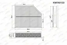 Фильтр воздушный KORWIN KWFA0133