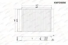 Салонный фильтр KORWIN KWFD0056