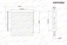 Салонный фильтр KORWIN KWFD0082