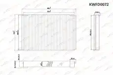 Салонный фильтр KORWIN KWFD0072
