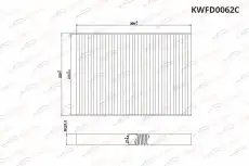 Салонный фильтр KORWIN KWFD0062C