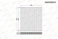 Салонный фильтр KORWIN KWFD0057C