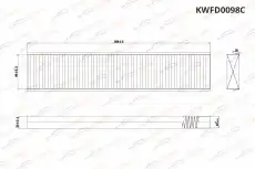 Салонный фильтр KORWIN KWFD0098C