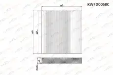Салонный фильтр KORWIN KWFD0058C