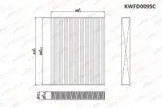Салонный фильтр KORWIN KWFD0095C