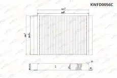 Салонный фильтр KORWIN KWFD0056C