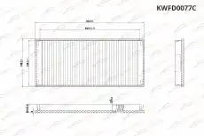 Салонный фильтр KORWIN KWFD0077C