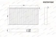 Салонный фильтр KORWIN KWFD0106C