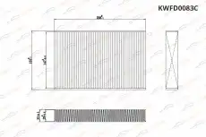 Салонный фильтр KORWIN KWFD0083C