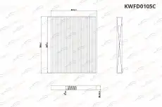 Салонный фильтр KORWIN KWFD0105C