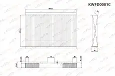 Салонный фильтр KORWIN KWFD0081C